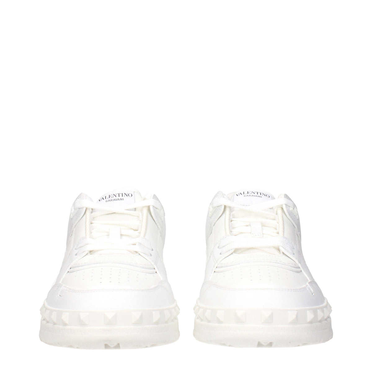 Valentino Garavani White Leather Sneakers for Men