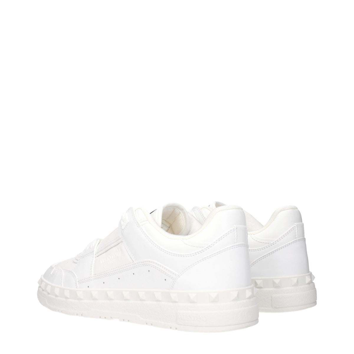 Valentino Garavani White Leather Sneakers for Men