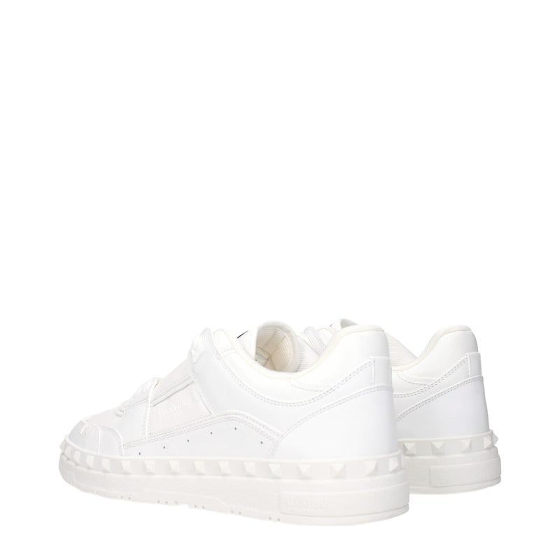 Valentino Garavani White Leather Sneakers for Men