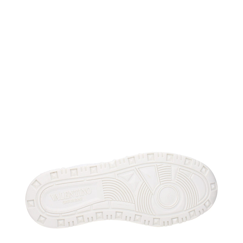 Valentino Garavani White Leather Sneakers for Men