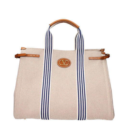 Valentino Garavani Beige Fabric Handbag