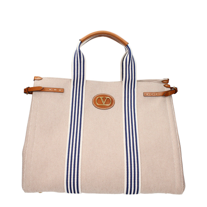 Valentino Garavani Beige Fabric Handbag - Stylish & Versatile
