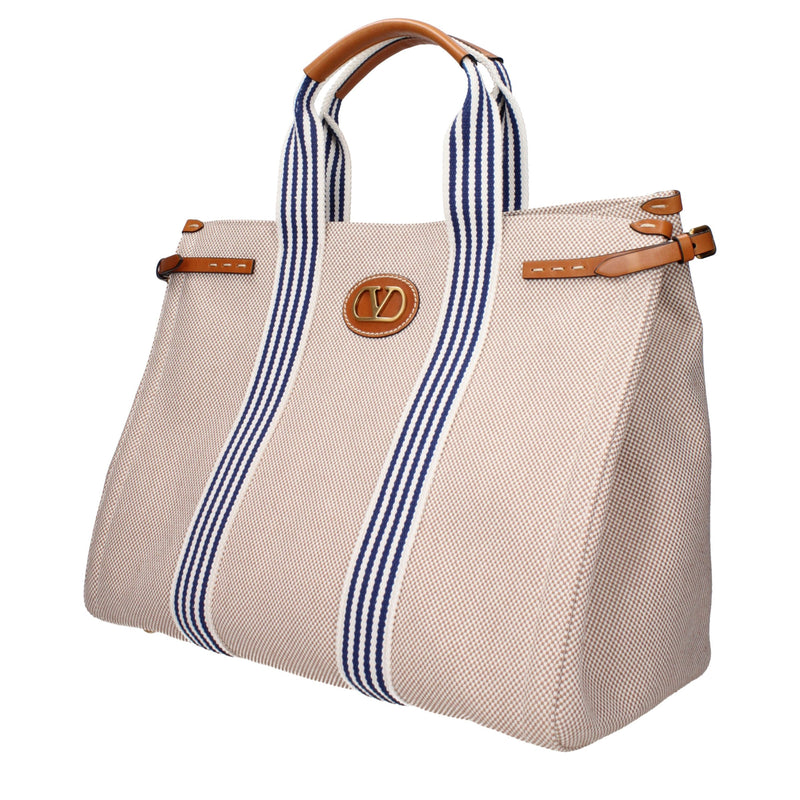Valentino Garavani Beige Fabric Handbag - Stylish & Versatile