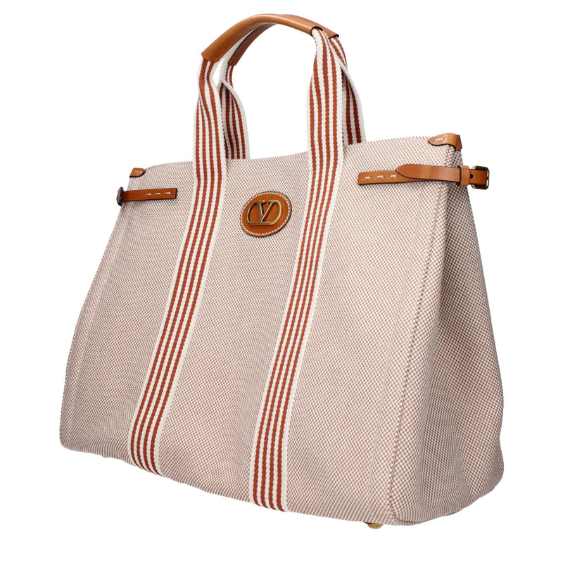 Valentino Garavani Beige Fabric Handbag - Stylish & Versatile