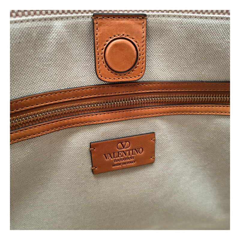 Valentino Garavani Beige Fabric Handbag - Stylish & Versatile