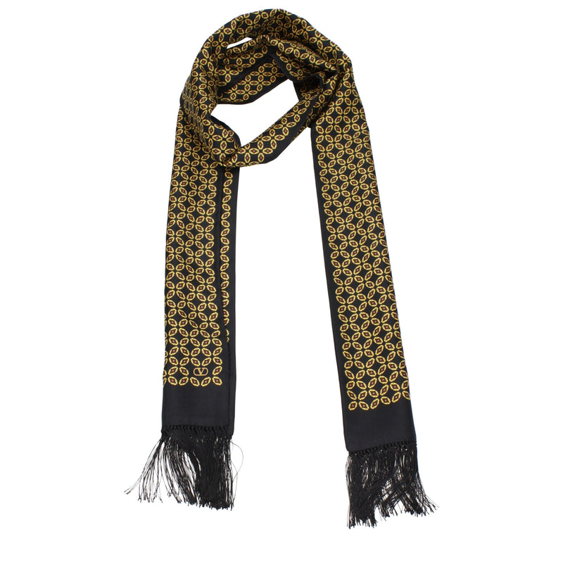 Valentino Garavani Black Silk Foulard for Men