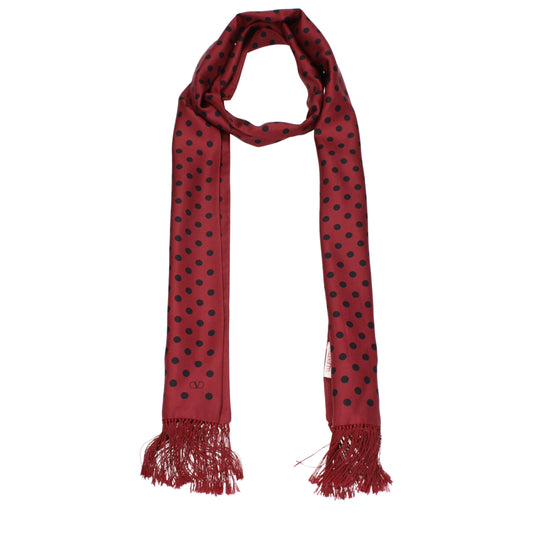 Valentino Garavani Foulard en Soie Rouge