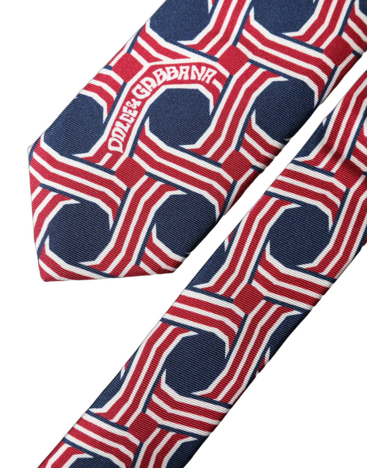 Cravate Homme Ajustable en Soie à Motif Multicolore Dolce & Gabbana