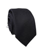 Dolce & Gabbana Black Solid 100% Silk Adjustable Men Tied Necktie Tie