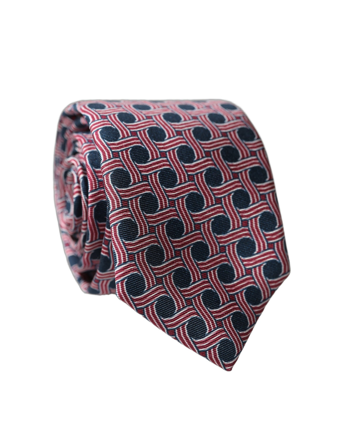 Dolce & Gabbana Multicolor Patterned Silk Adjustable Necktie