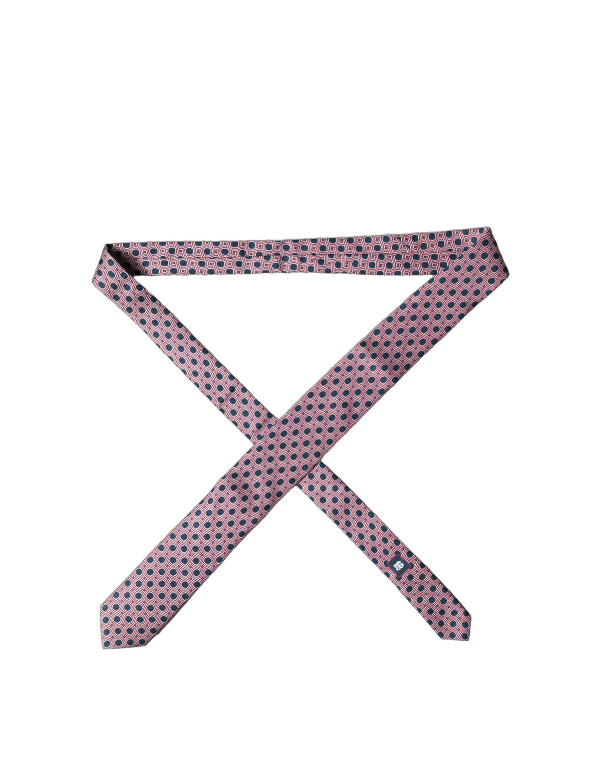Dolce & Gabbana Multicolor Patterned Silk Adjustable Necktie