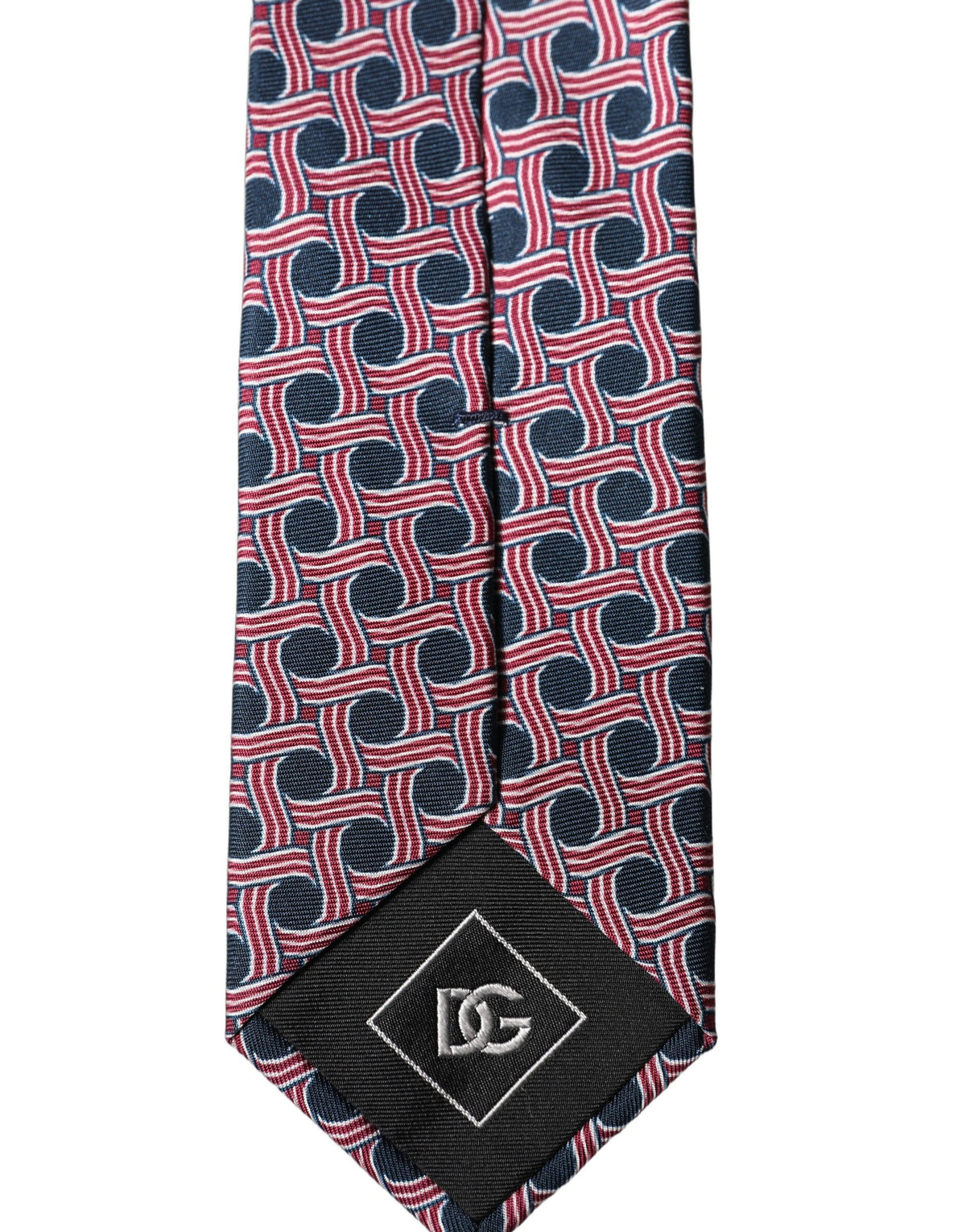 Dolce & Gabbana Multicolor Patterned Silk Adjustable Necktie