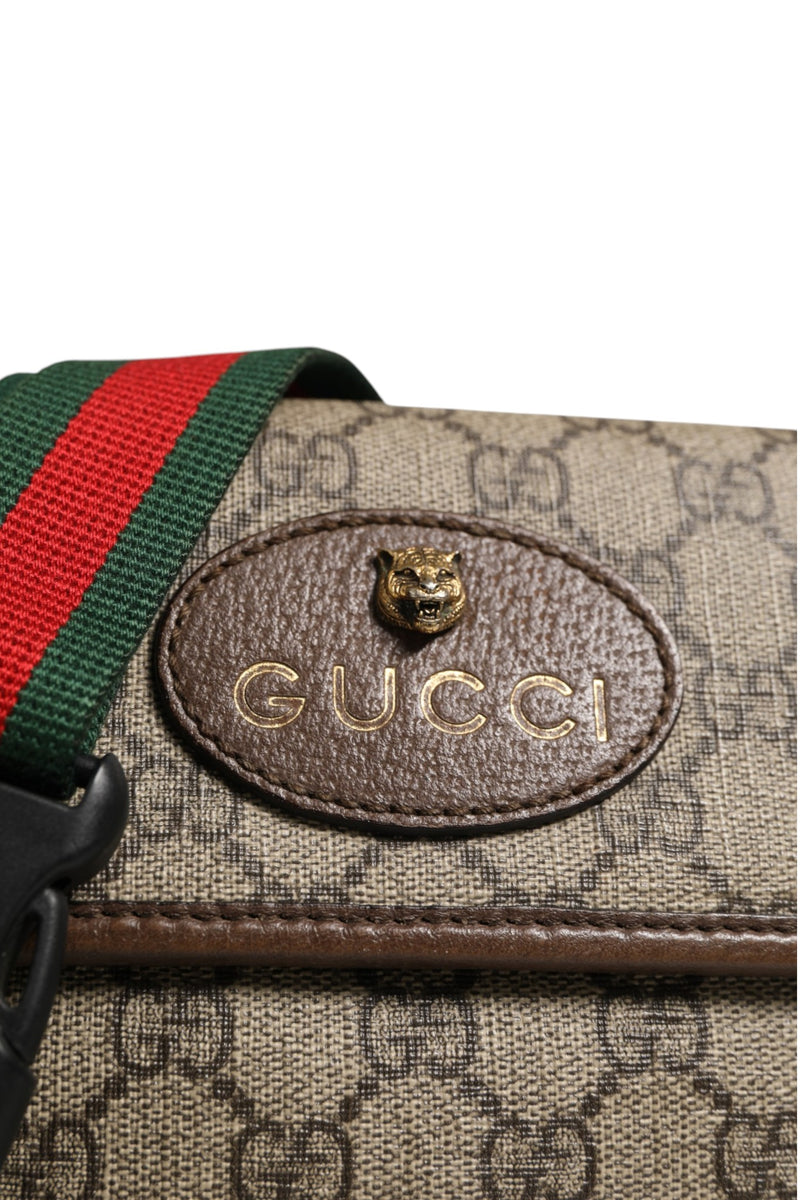 Gucci Supreme Canvas Belt Bag - Brown