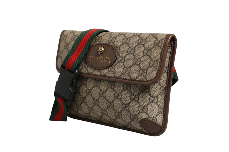 Gucci Supreme Canvas Belt Bag - Brown