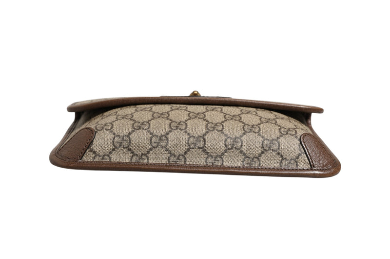 Gucci Supreme Canvas Belt Bag - Brown