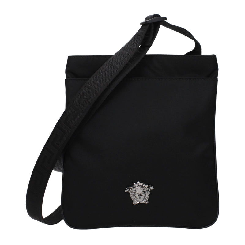 Sac en Nylon Noir Crossbody Versace