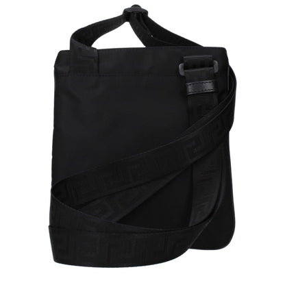 Versace Black Nylon Crossbody Bag