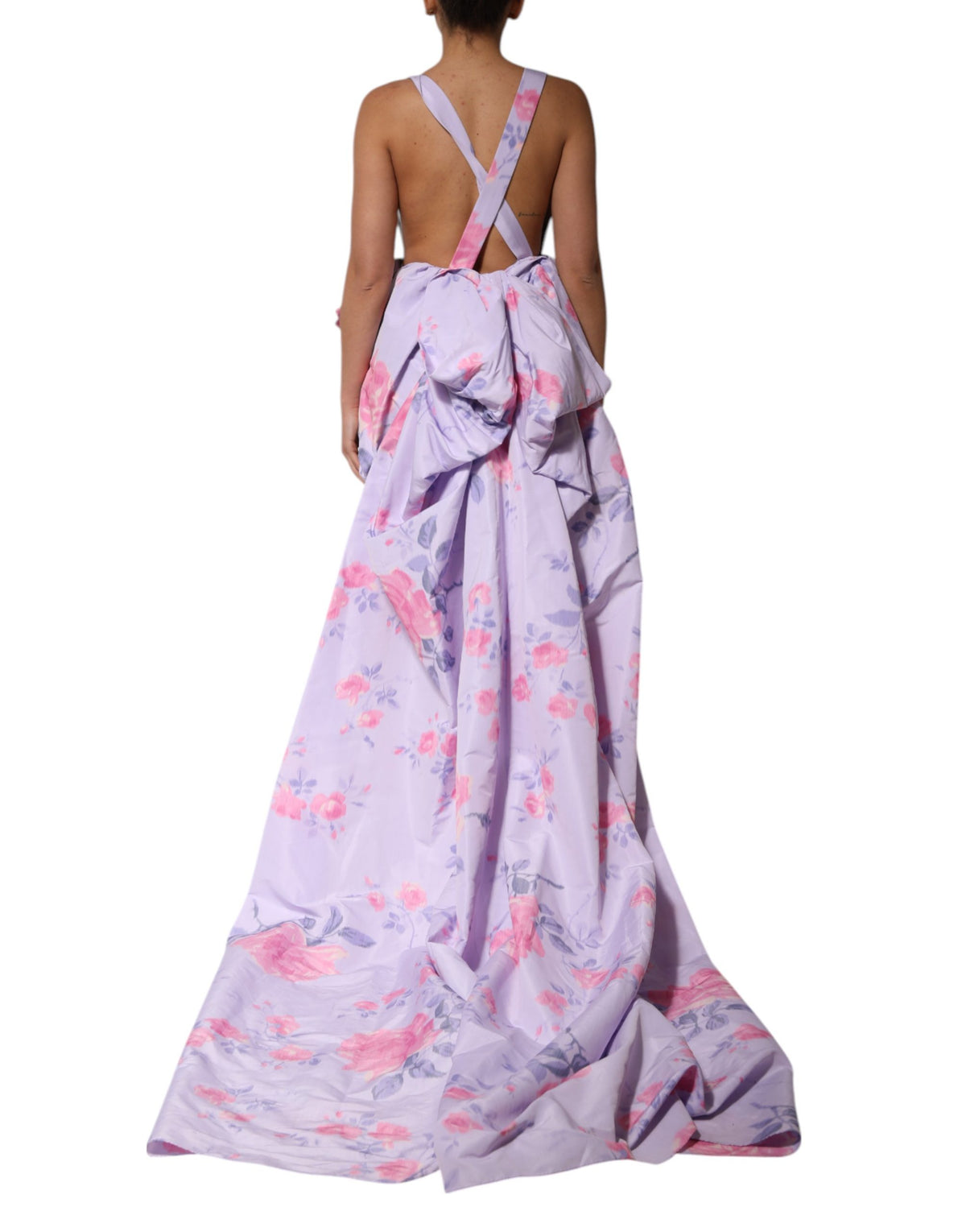 Philosophy di Lorenzo Serafini Multicolor Floral Runway Maxi Dress