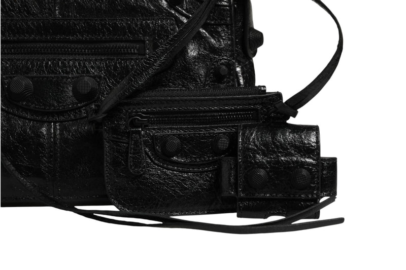 Balenciaga Le Cagole XS Flap Bag - Black