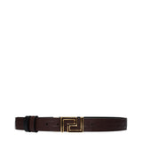 Versace Brown Leather Regular Belt - Stylish and Versatile