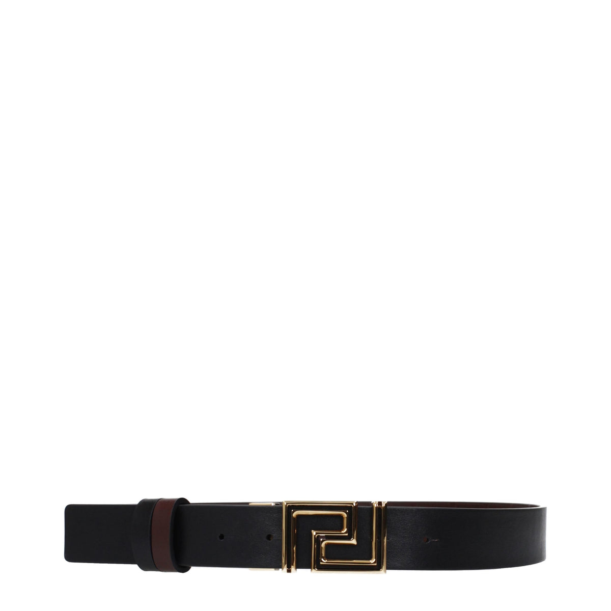 Versace Brown Leather Regular Belt - Stylish and Versatile