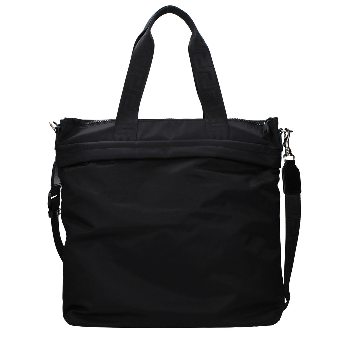Sac à bandoulière en nylon noir Versace