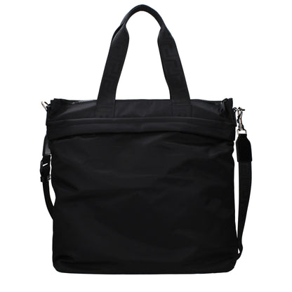 Versace Black Nylon Shoulder Bag