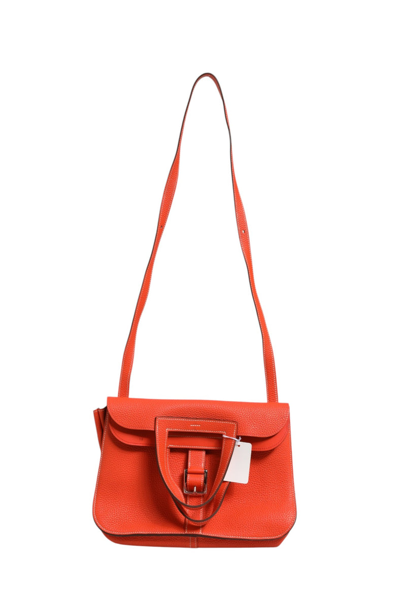 Hermès Rouge Casaque Clemence Halzan 31 avec Quincaillerie Palladium