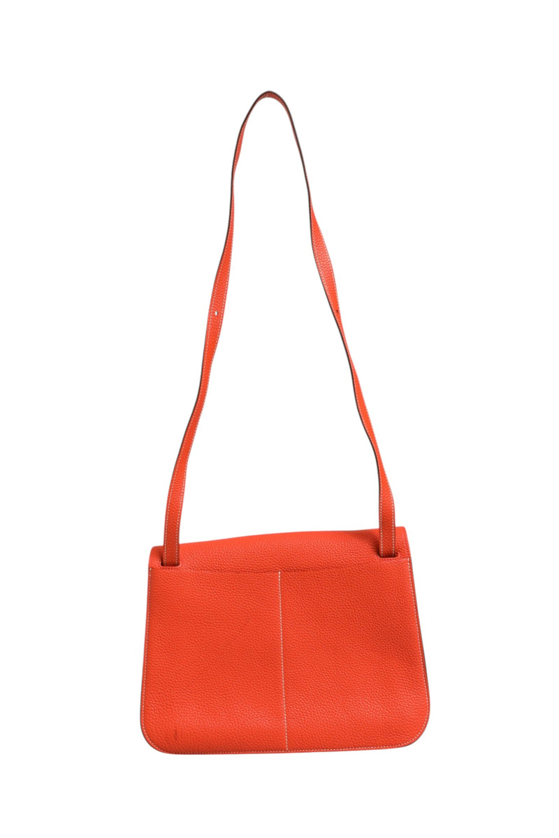 Hermès Rouge Casaque Clemence Halzan 31 avec Quincaillerie Palladium