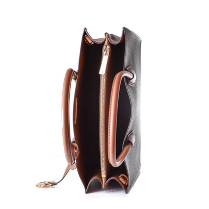 Michael Kors Brown Leather Shoulder Bag