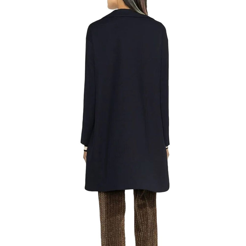 Herno Blue Cotton Coat for Women