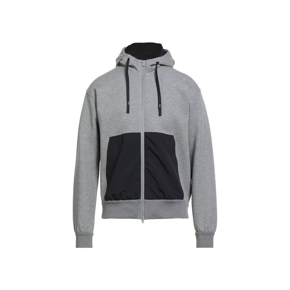 Herno Gray Cotton Sweatshirt for Men