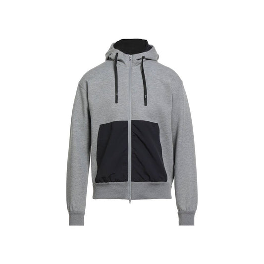 Herno Gray Cotton Sweatshirt for Men