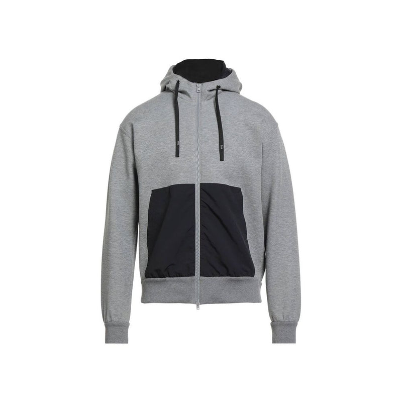 Herno Gray Cotton Sweatshirt for Men