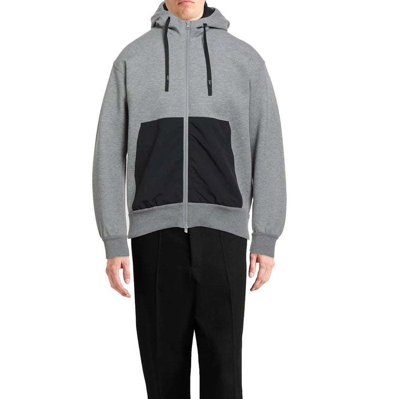 Herno Gray Cotton Sweatshirt for Men