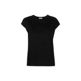 Herno Black Cotton T-Shirt for Women