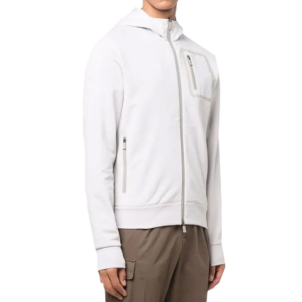 Herno Gray Cotton Sweatshirt for Men - Stylish Comfort