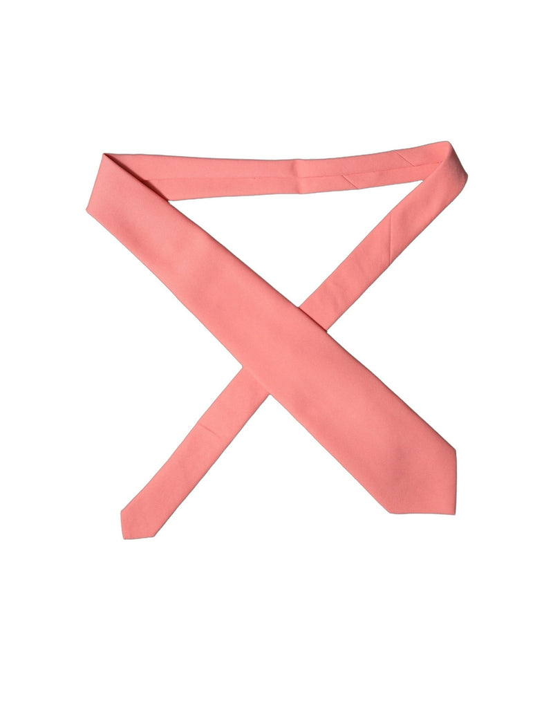 Dolce & Gabbana Coral Pink Adjustable Women’s Necktie