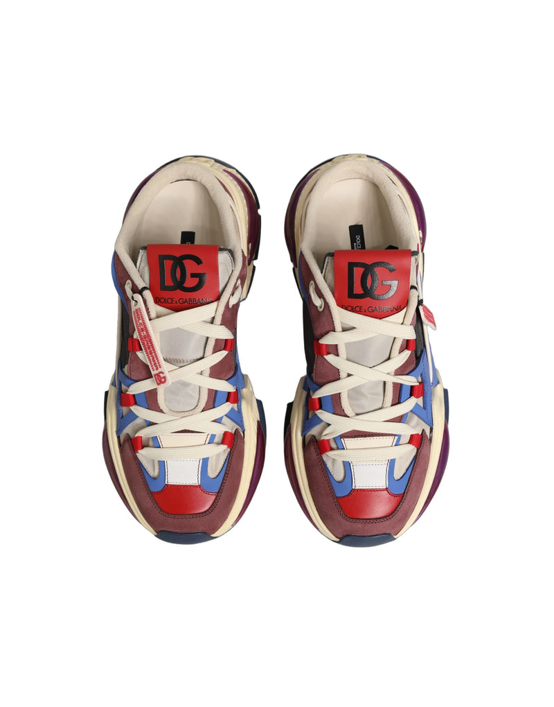 Dolce & Gabbana Airmaster Multicolor Low Top Sneakers for Men