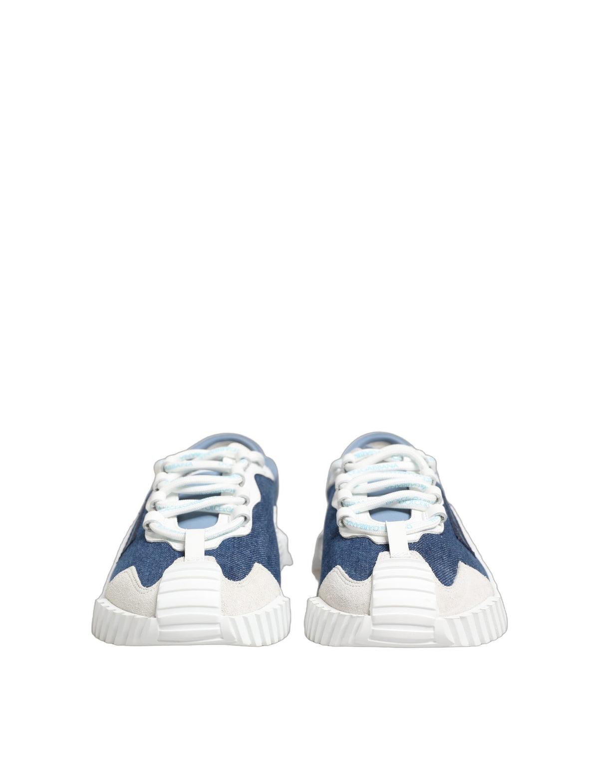 Dolce & Gabbana Blue White Low Top NS1 Sneakers