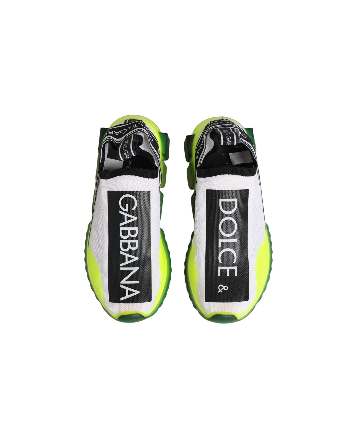 Dolce & Gabbana Sorrento Slip-On Sneakers - Black and White