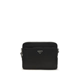 Prada Black Recycled Polyamide Shoulder Bag - Sustainable Elegance