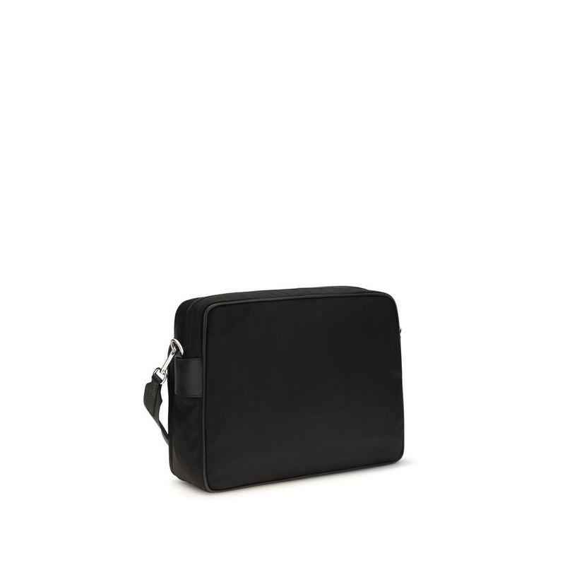 Prada Black Recycled Polyamide Shoulder Bag - Sustainable Elegance