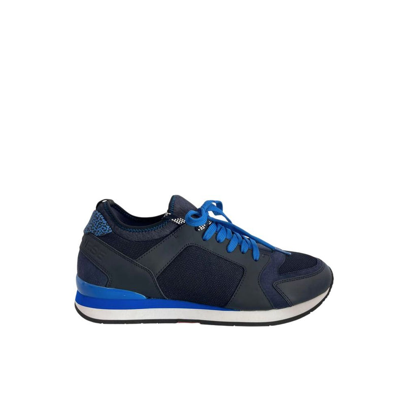 Borbonese Blue Low-Top Sneakers for Men - Comfort & Style