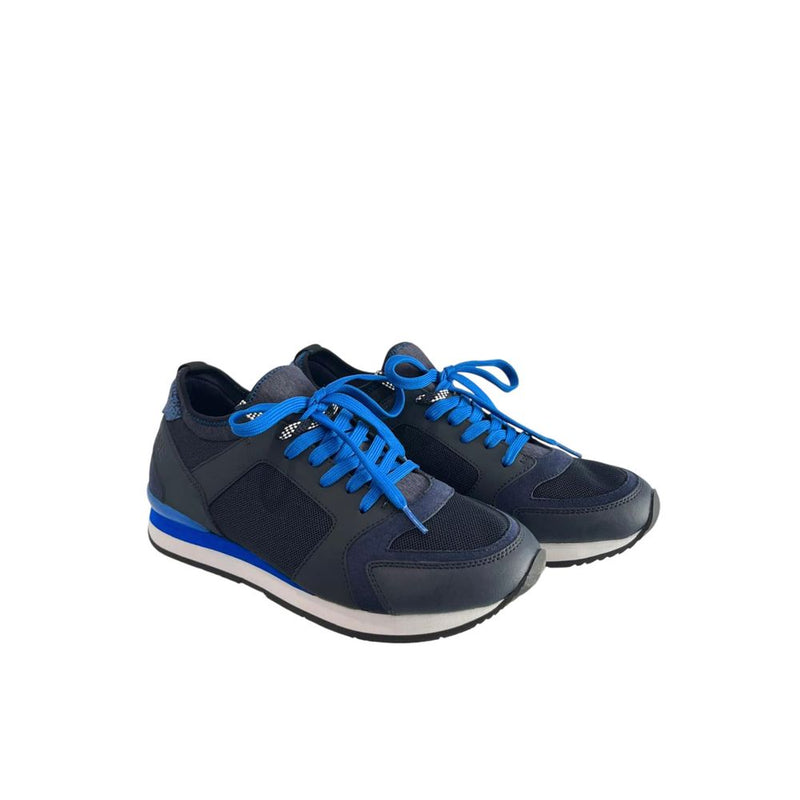 Borbonese Blue Low-Top Sneakers for Men - Comfort & Style