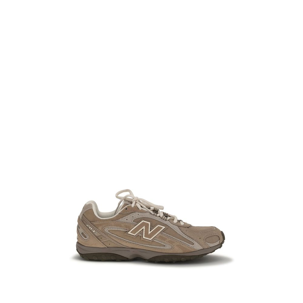 New Balance 204L Brown Calf Leather Athletic Sneakers for Women