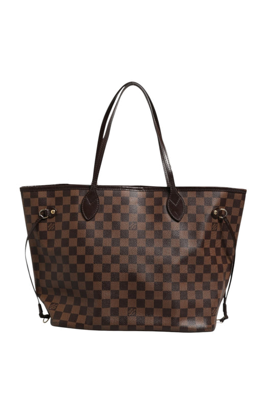 Louis Vuitton Neverfull MM Damier Ebene Tote Bag