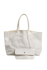 Saint Louis PM Tote Bag en Goyardine Canvas Blanc