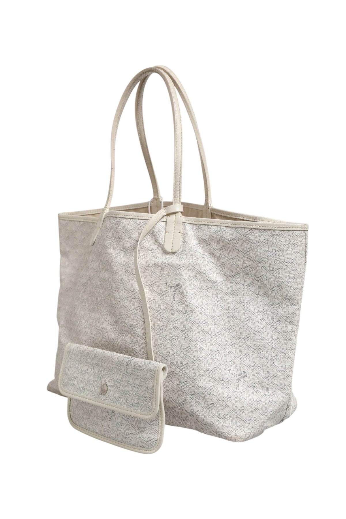 Saint Louis PM Tote Bag en Goyardine Canvas Blanc