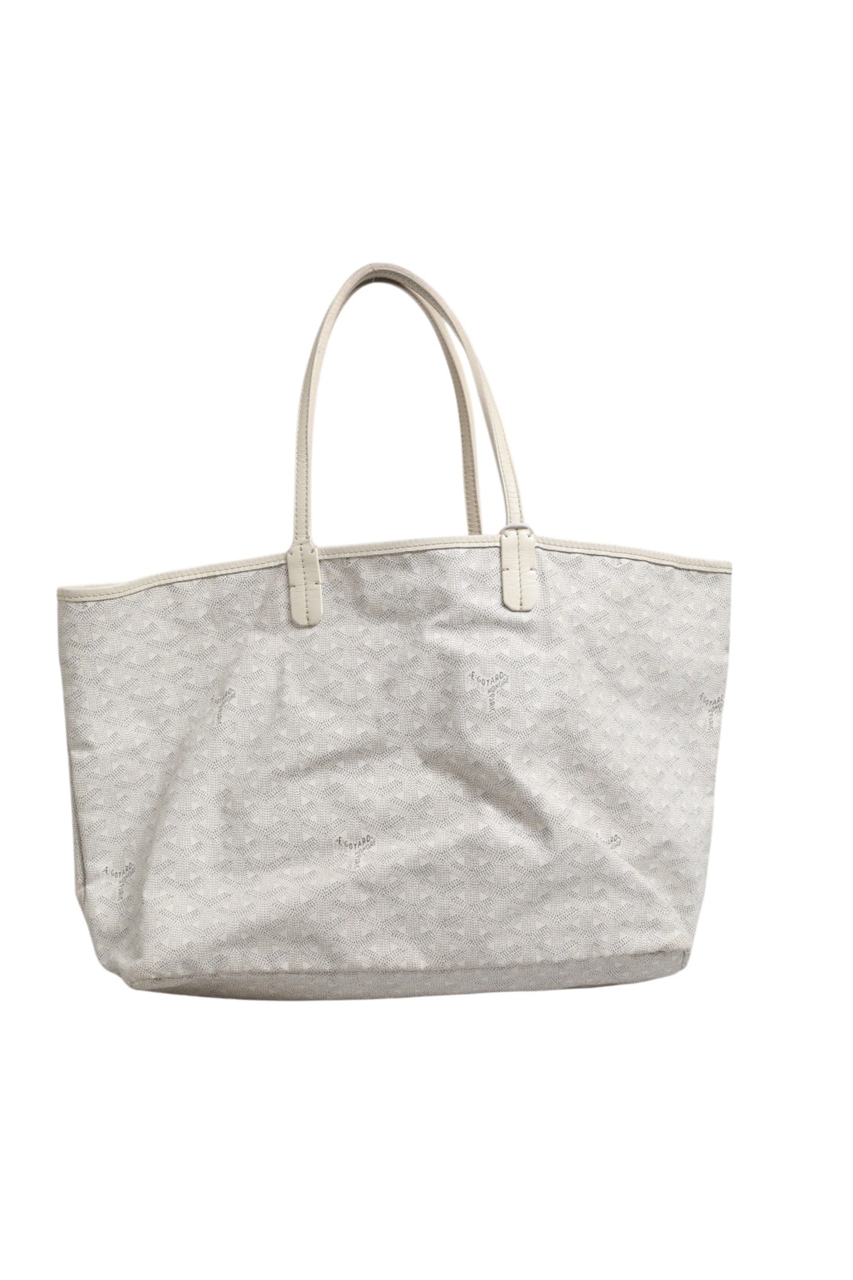 Saint Louis PM Tote Bag en Goyardine Canvas Blanc